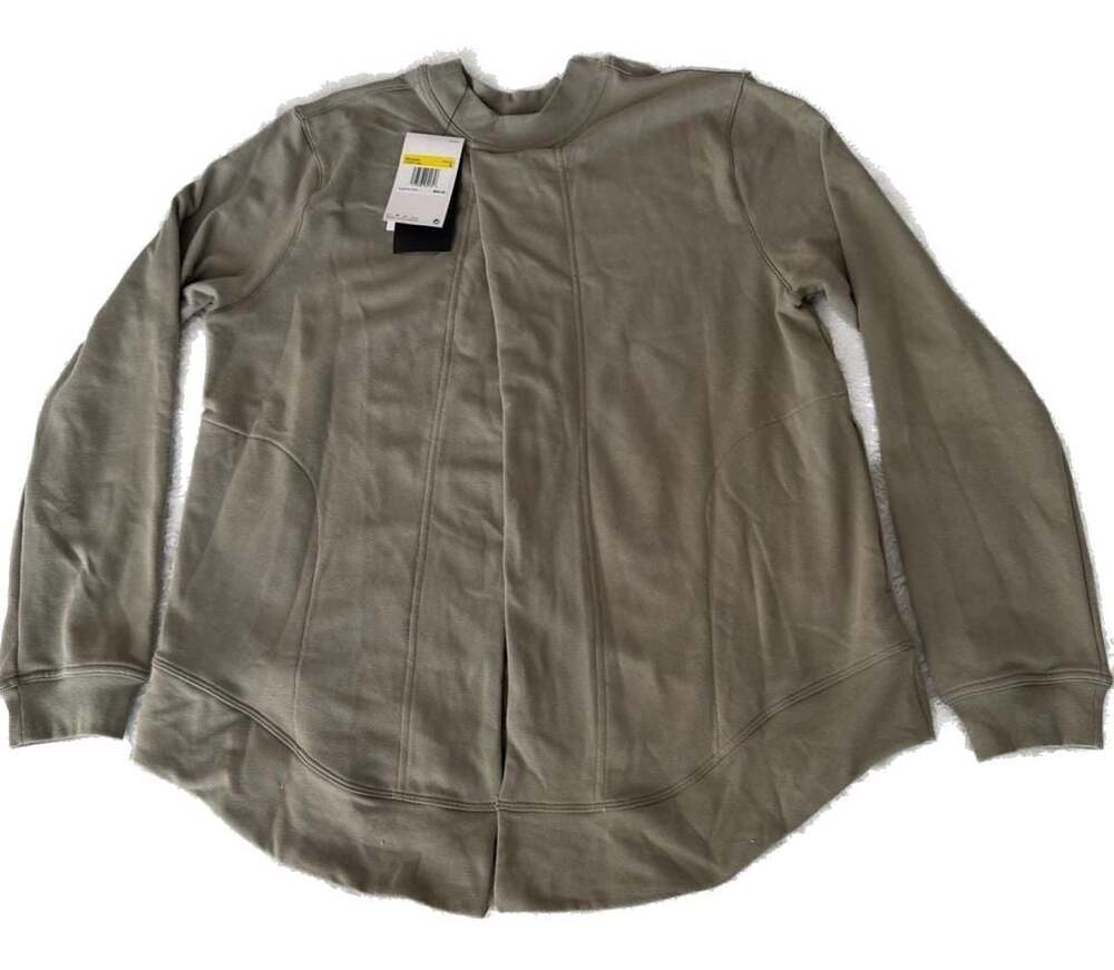 Nike (M) One Women's  French Terry Maternity Sweatshirt Top Light‎ Army